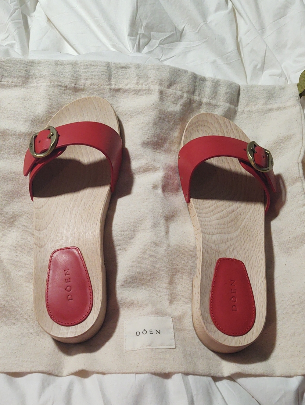 Doen Mercata Sandals Pristine with Bag
